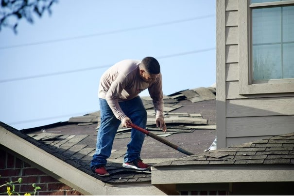 homeowners insurance company for damage roof repair
